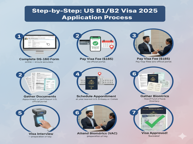 US B1/B2 Visa 2025 Application Process