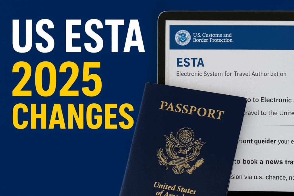 US ESTA 2025 changes