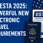 US ESTA 2025 digital travel authorization approval screen