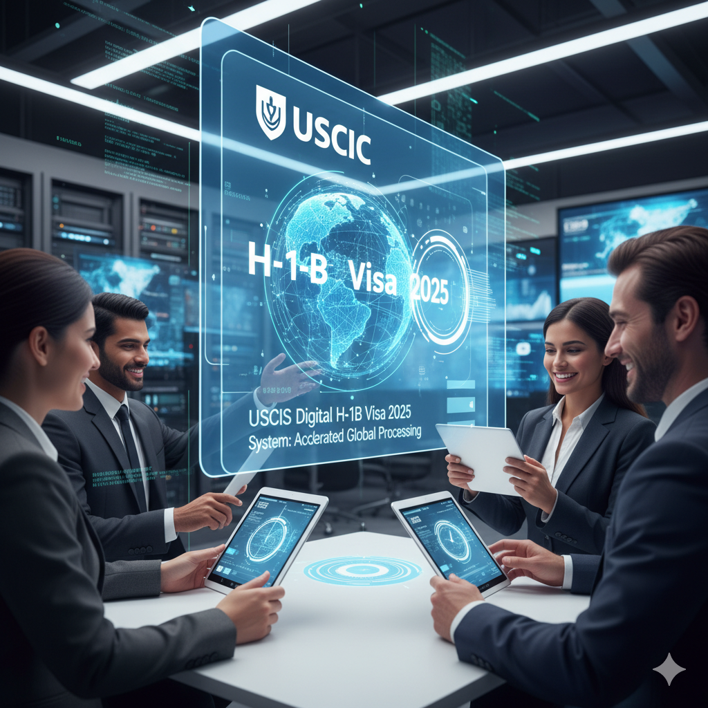 h1b visa 2025 digital lottery uscis online system