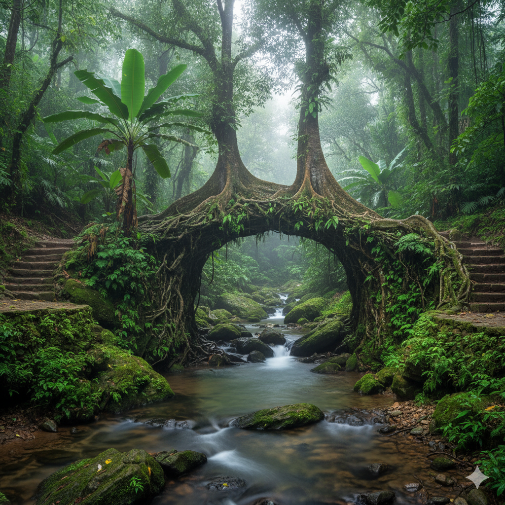 Umkar Root Bridge in Nohwet