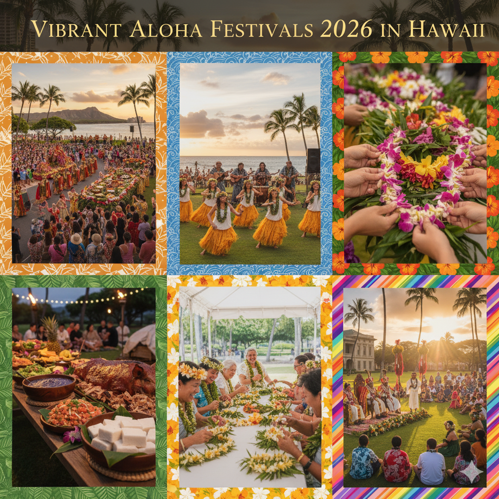 Vibrant Aloha Festivals 2026 in Hawaii