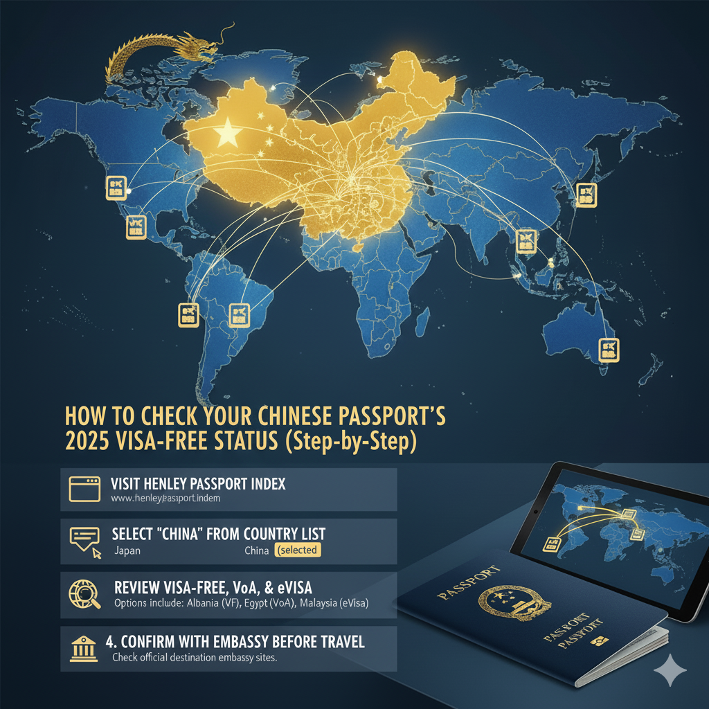 Visa-Free Countries for Chinese Passport 2025 Status