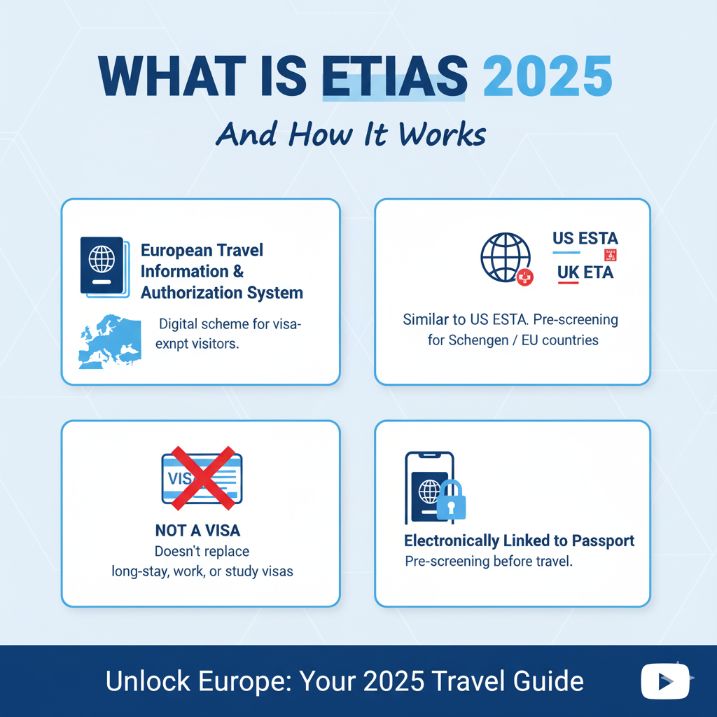 What Is ETIAS 2025 and How It Works

ETIAS 2025