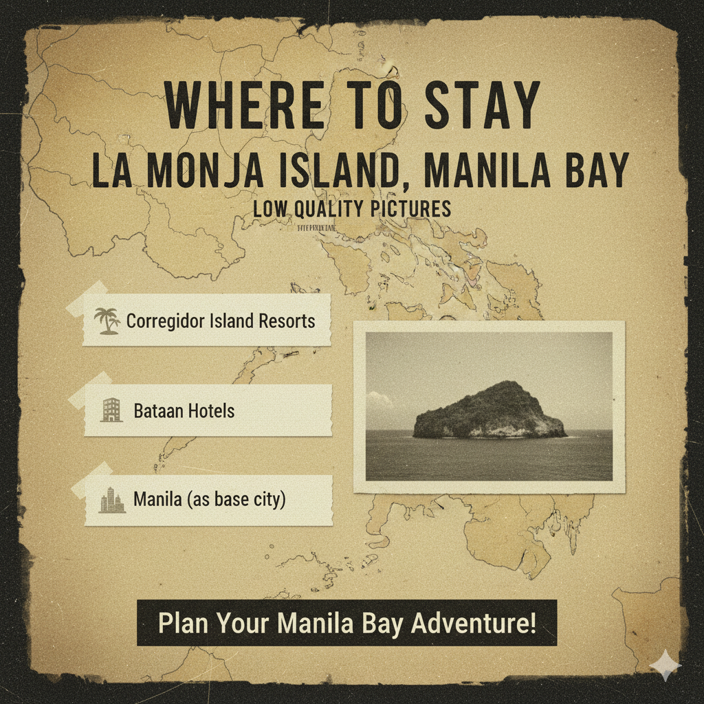 Where to Stay - La Monja Island Manila Bay