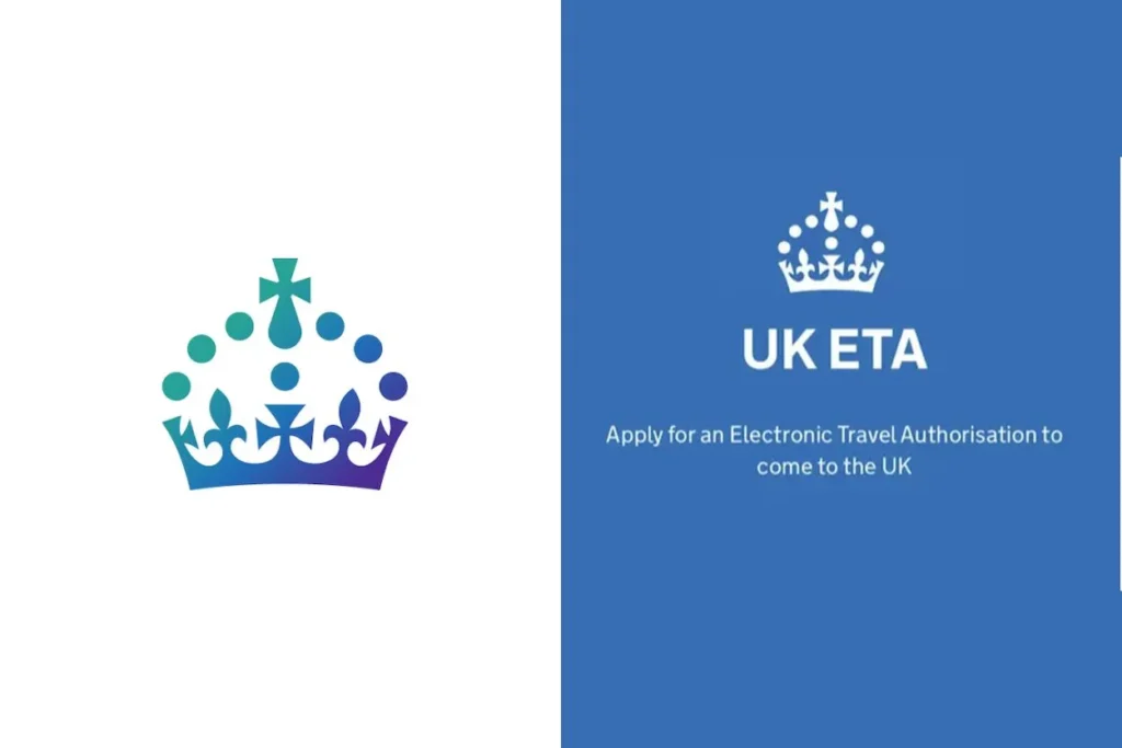 Map showing visa-exempt countries whose citizens must obtain UK ETA 2025 before visiting the United Kingdom