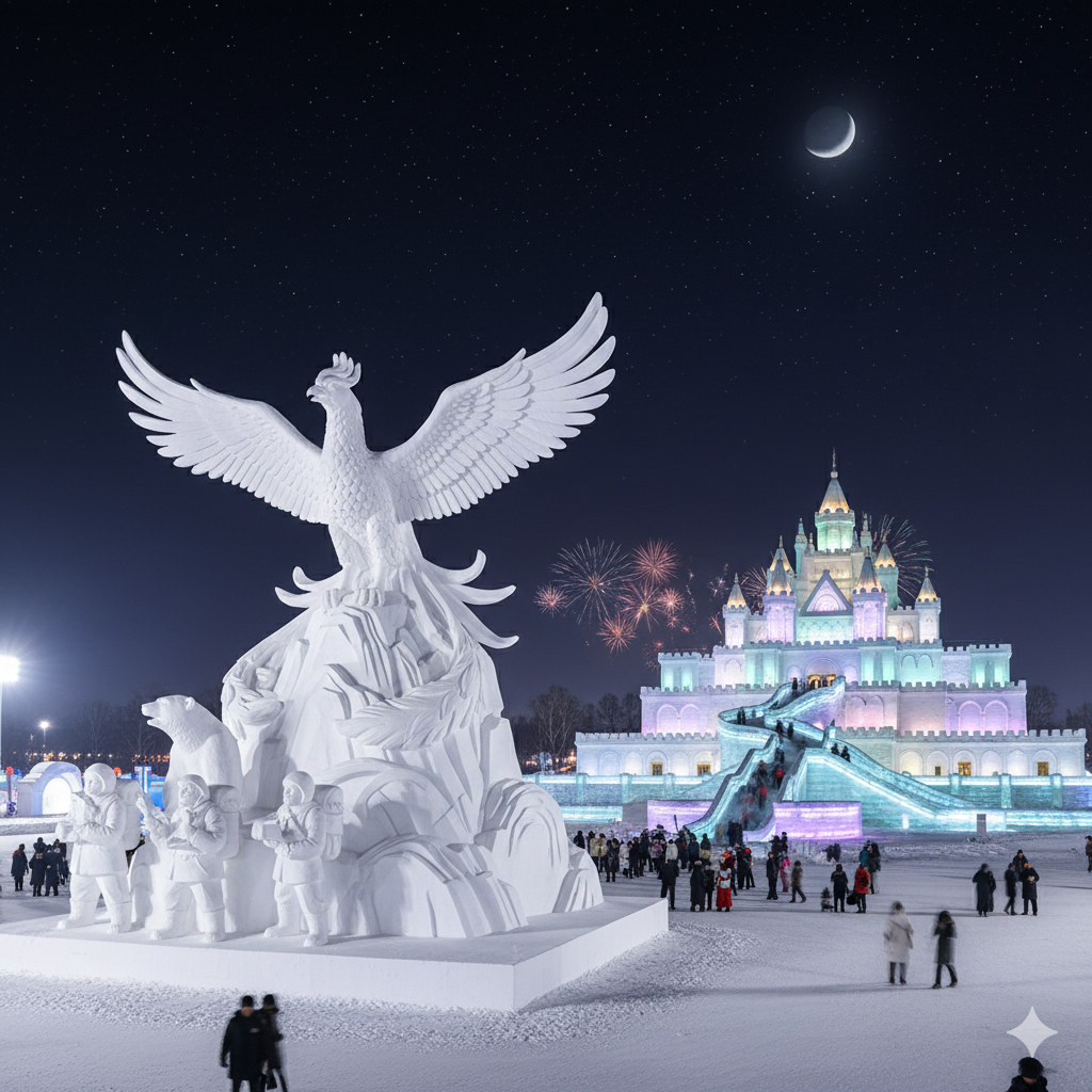 Winter Festival 2026 - Sun Island International Snow Sculpture Art Expo