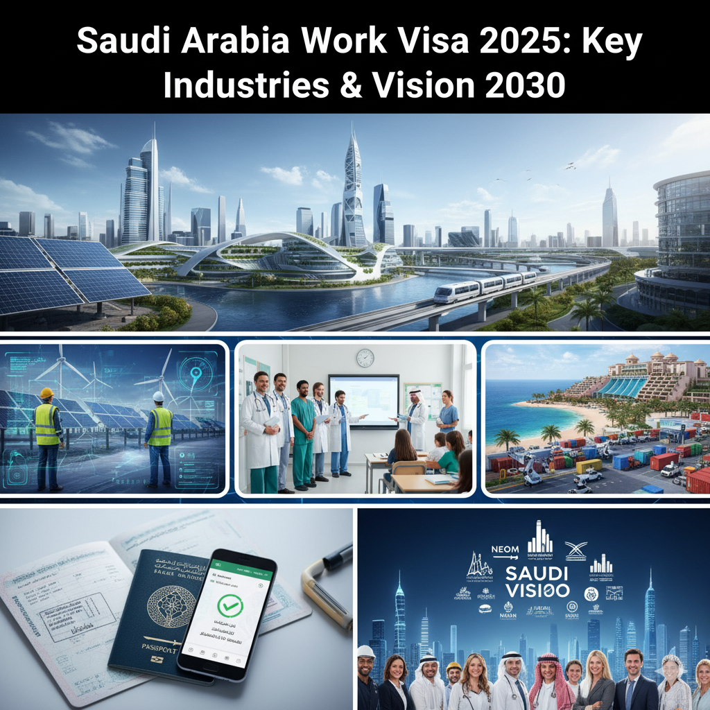 Work Visa (Employment Visa) - saudi iqama process 2025