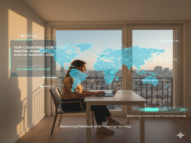 2025 map of tax-free remote work visa countries