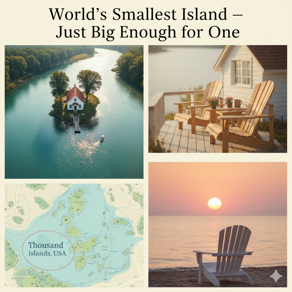 World’s Smallest Island – Just Big Enough for One