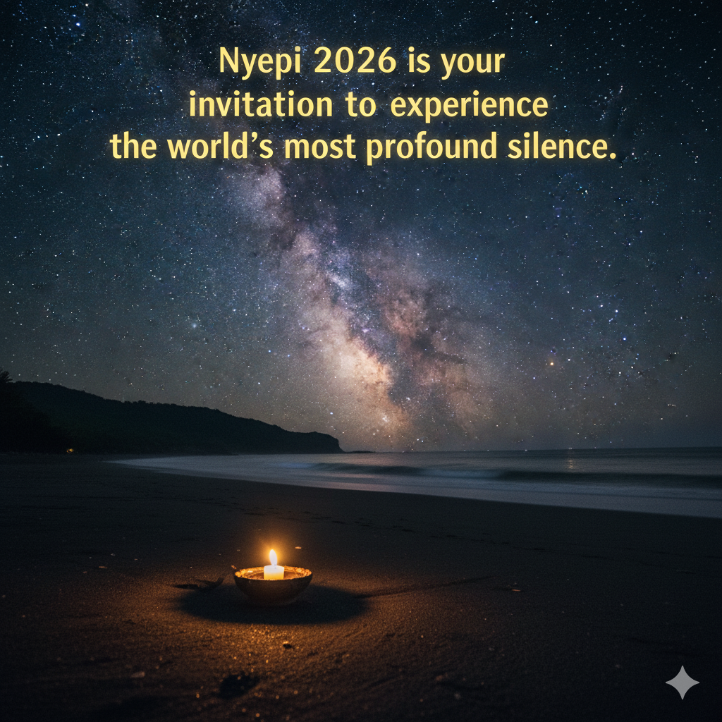 World's most profound silence during Nyepi 2026