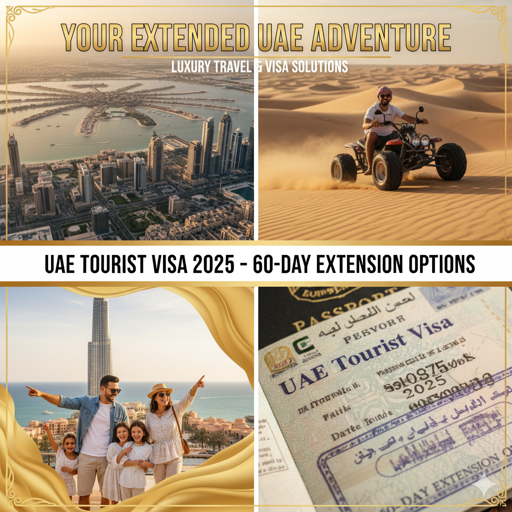Your Extended UAE Adventure - UAE Tourist Visa 2025 – 60-Day Extension Options
