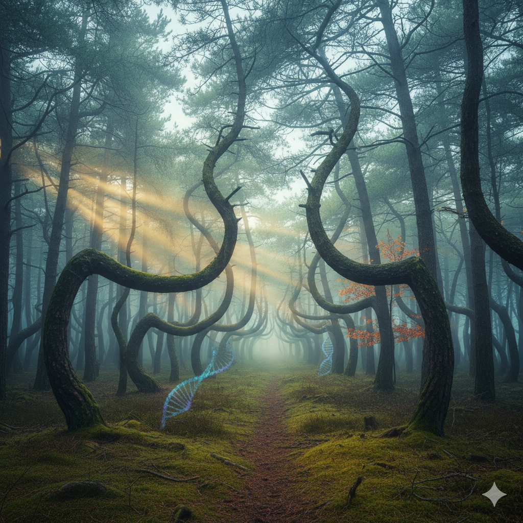 aesthetic allure of the Crooked Forest