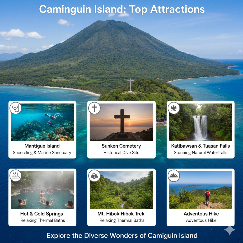 Caminguin Island Top Attractions