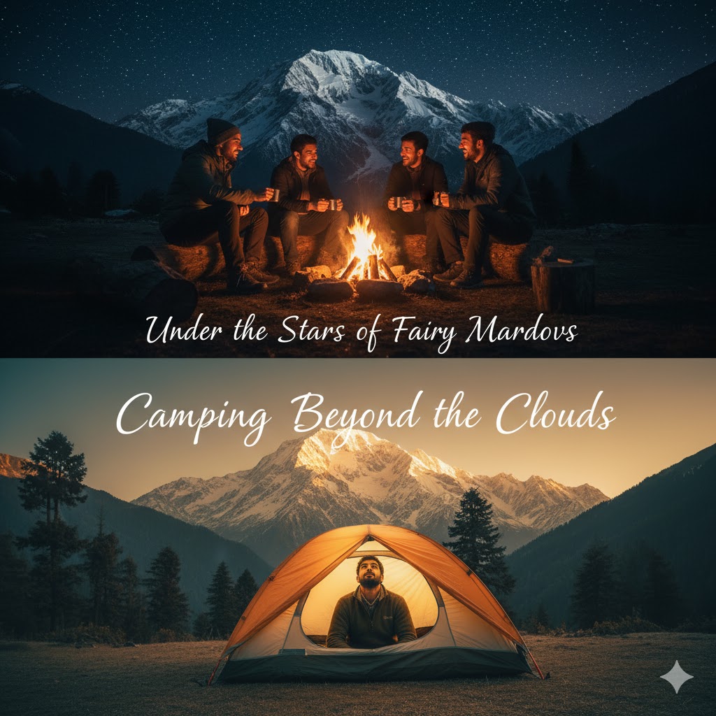 camping beyond the clouds
