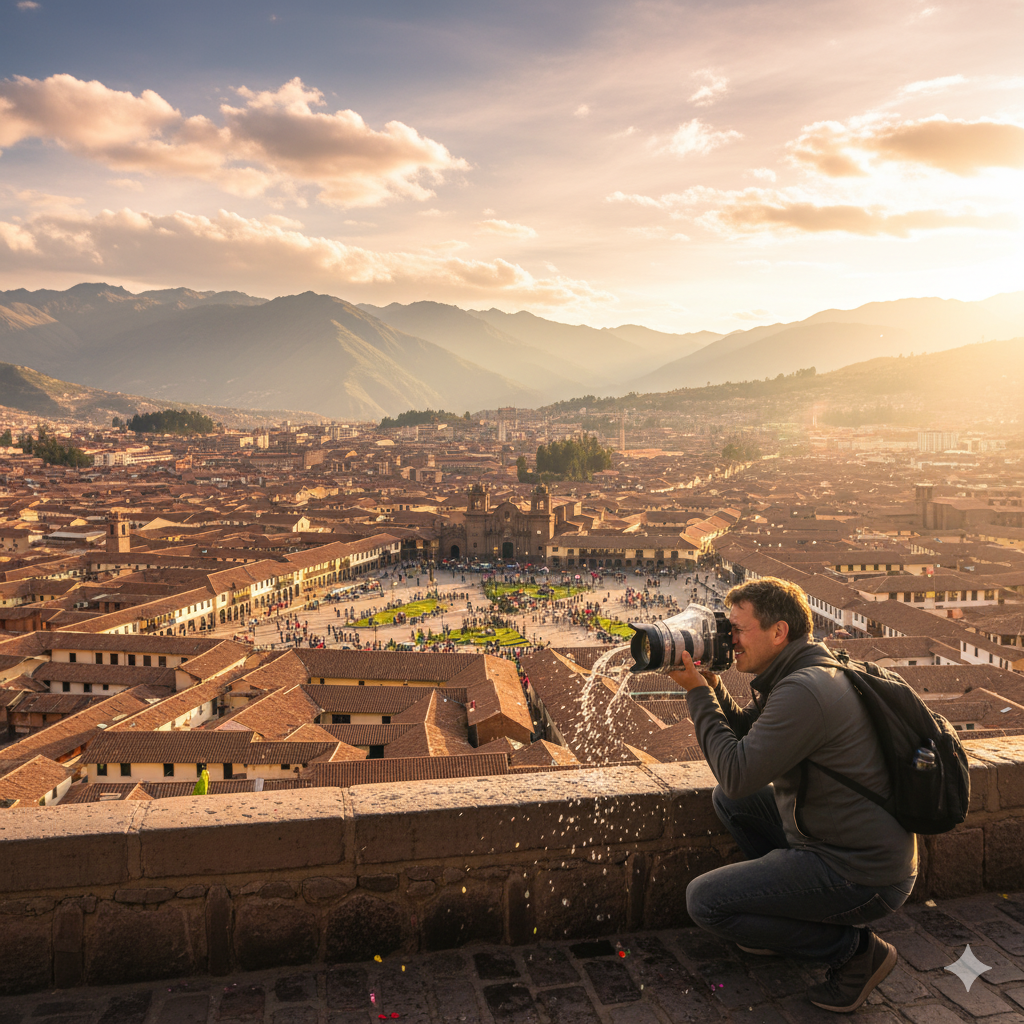 captures the vibrant and picturesque essence of the Cuzco Carnival