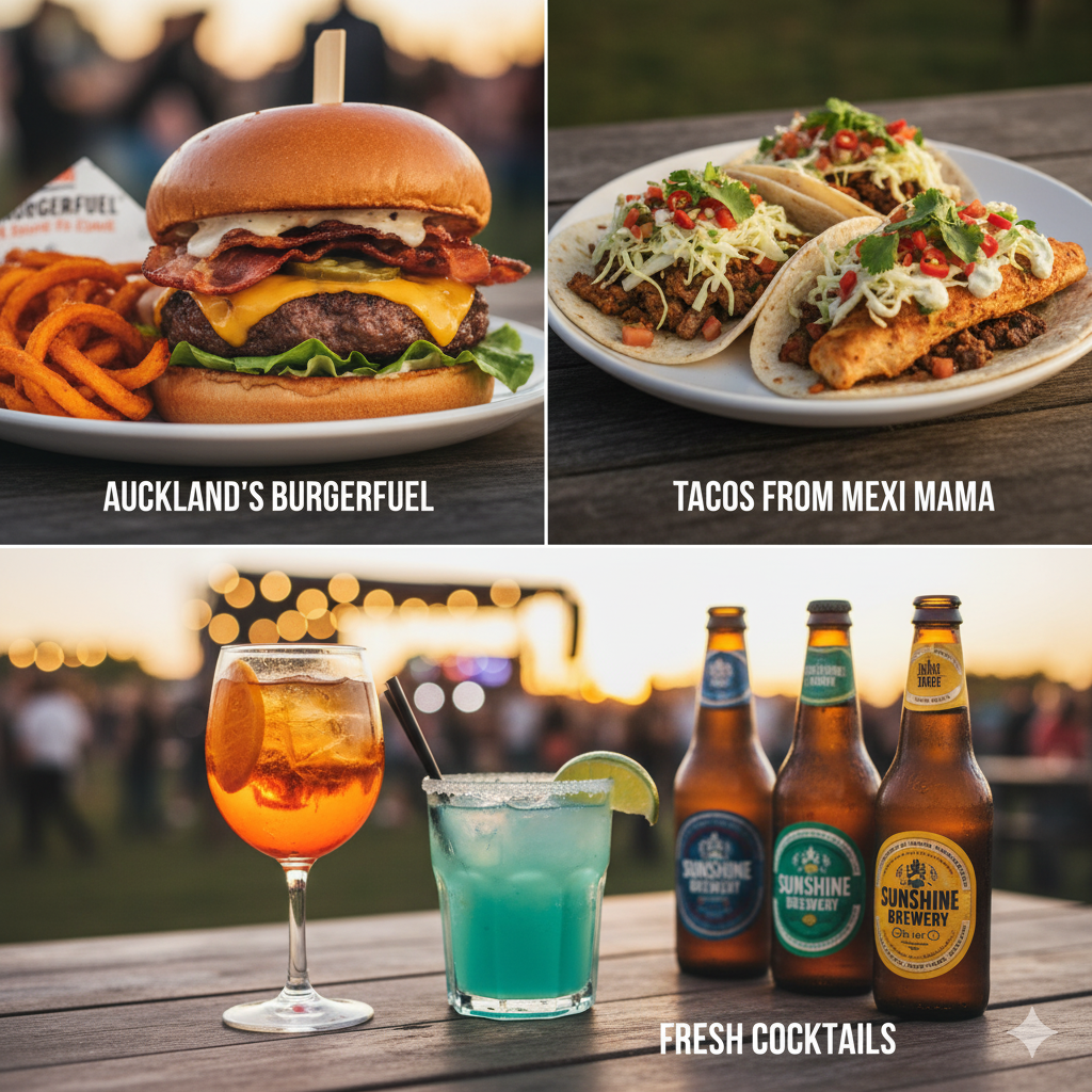 delicious festival food and drinks