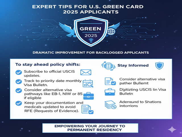expert tips for US Green Card 2025 applicants