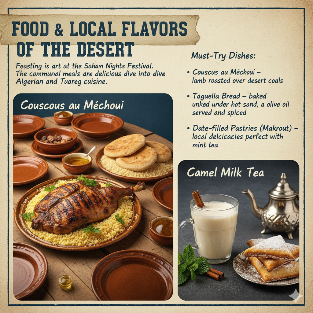 food and local flavors of the desert