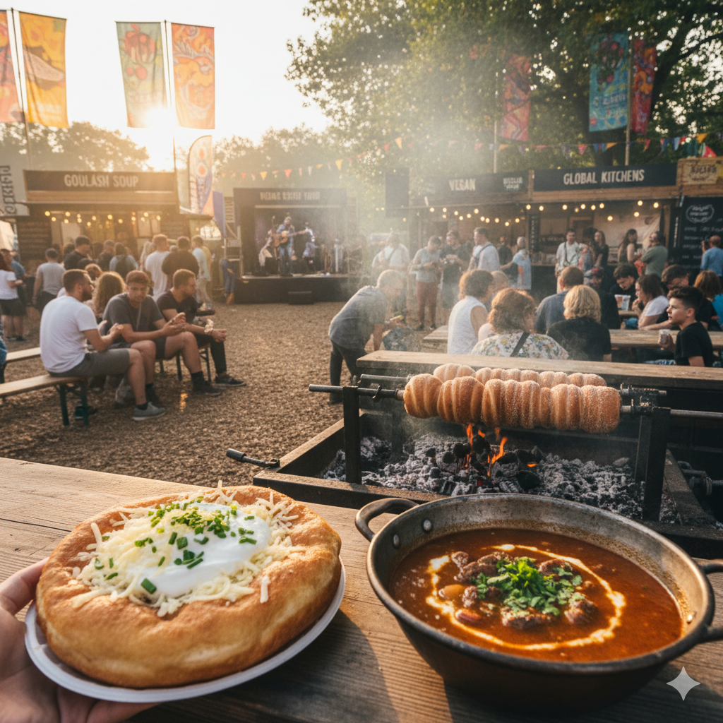 food scene at Sziget