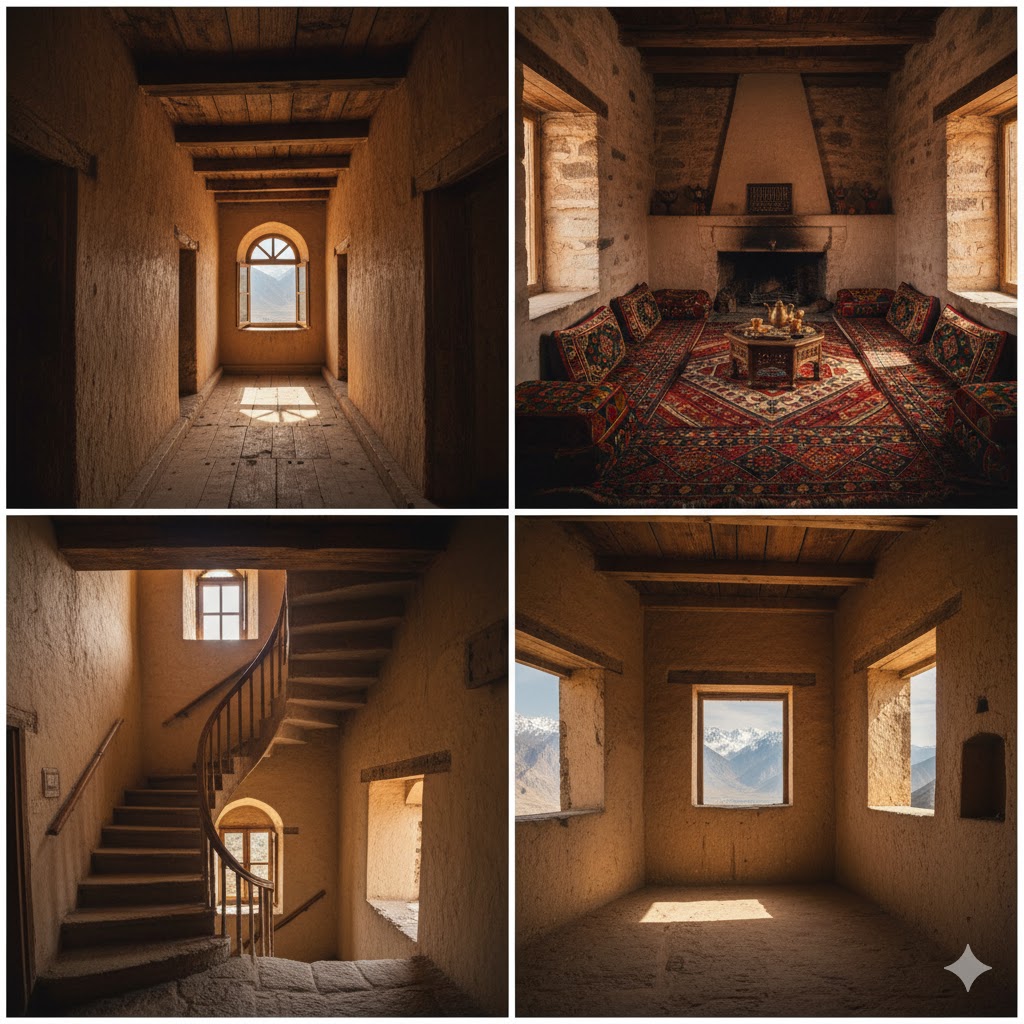 inside of Baltit Fort Hunza