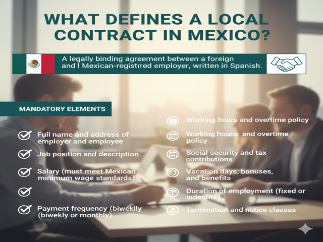 local contract in Mexico