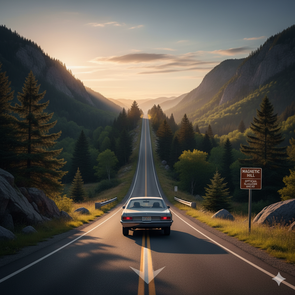 phenomenon of a Magnetic Hill