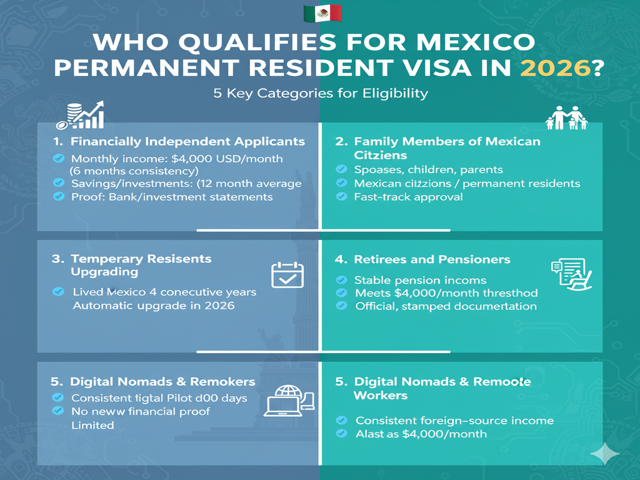 qualifies for Mexico Permanent Resident Visa 2026