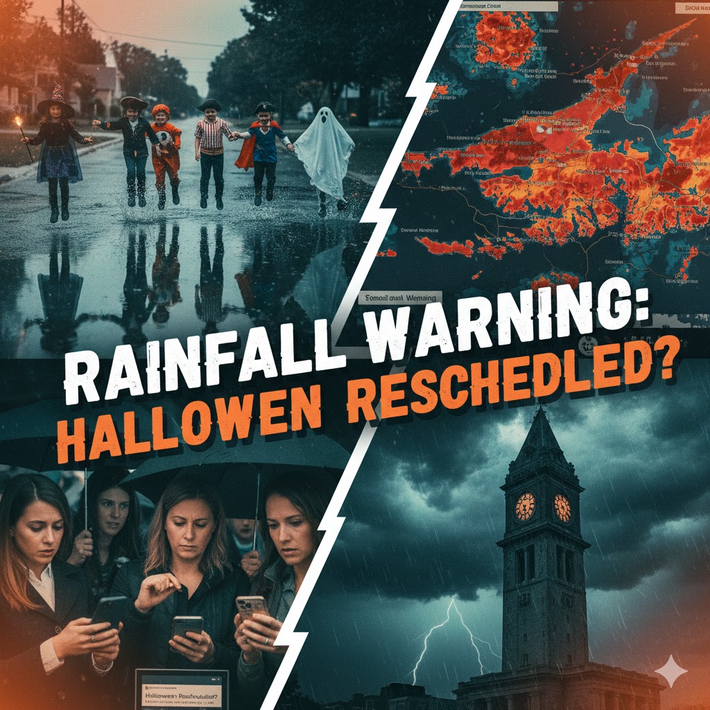 rainfall warnings Halifax Halloween 2025