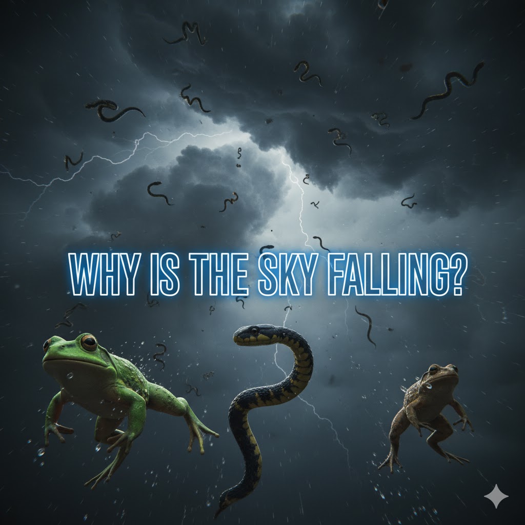 snake rain, frog rain, fish rain, animal rain