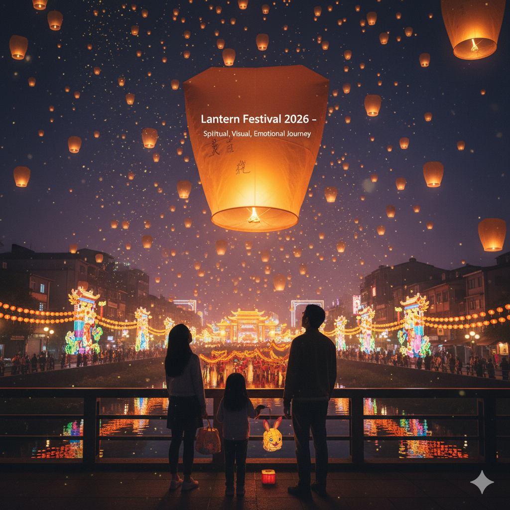 spiritual, visual, and emotional journey of the Lantern Festival in Taiwan