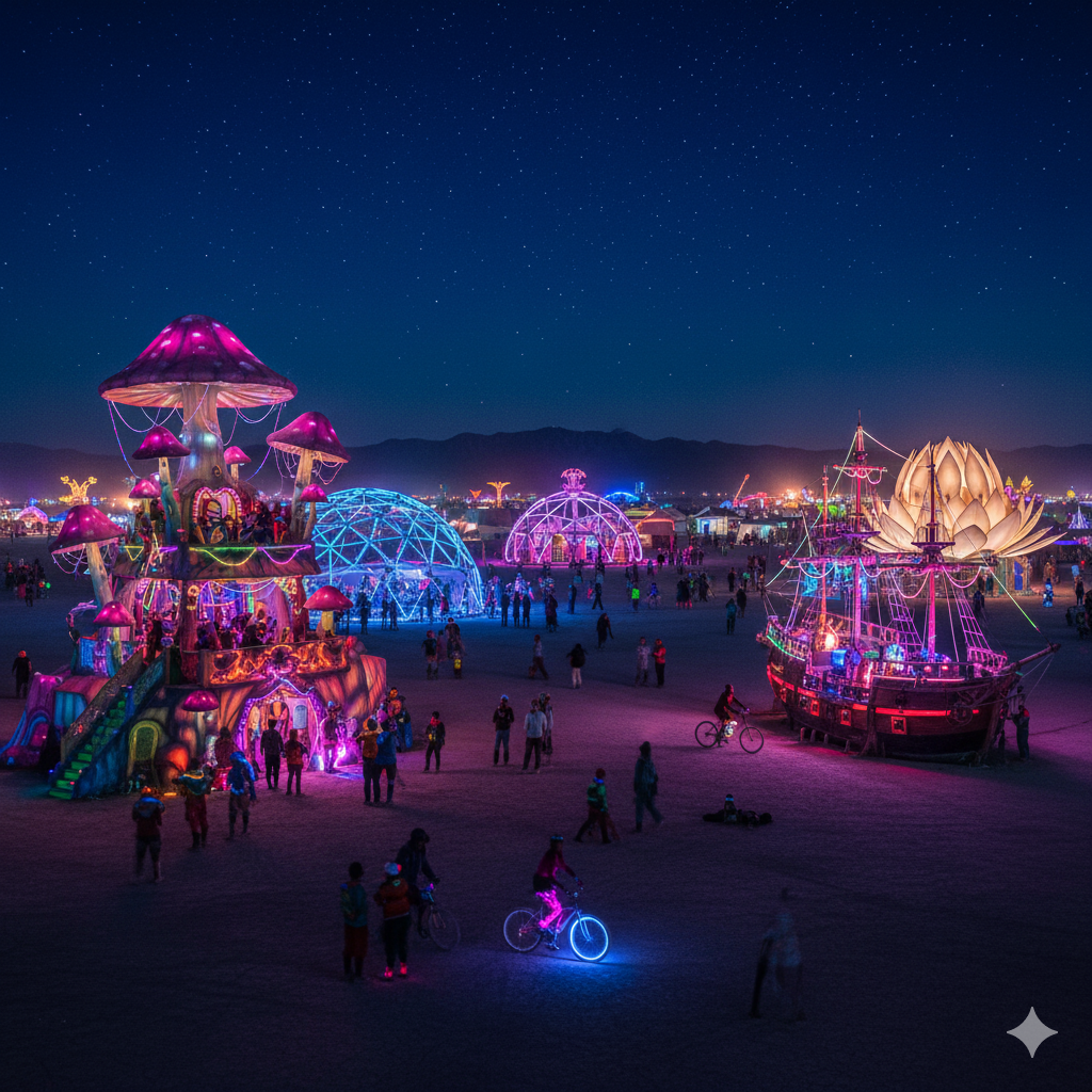 theme camps at Burning Man