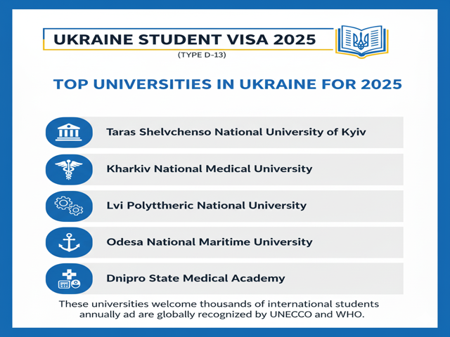 top universities in Ukraine for 2025