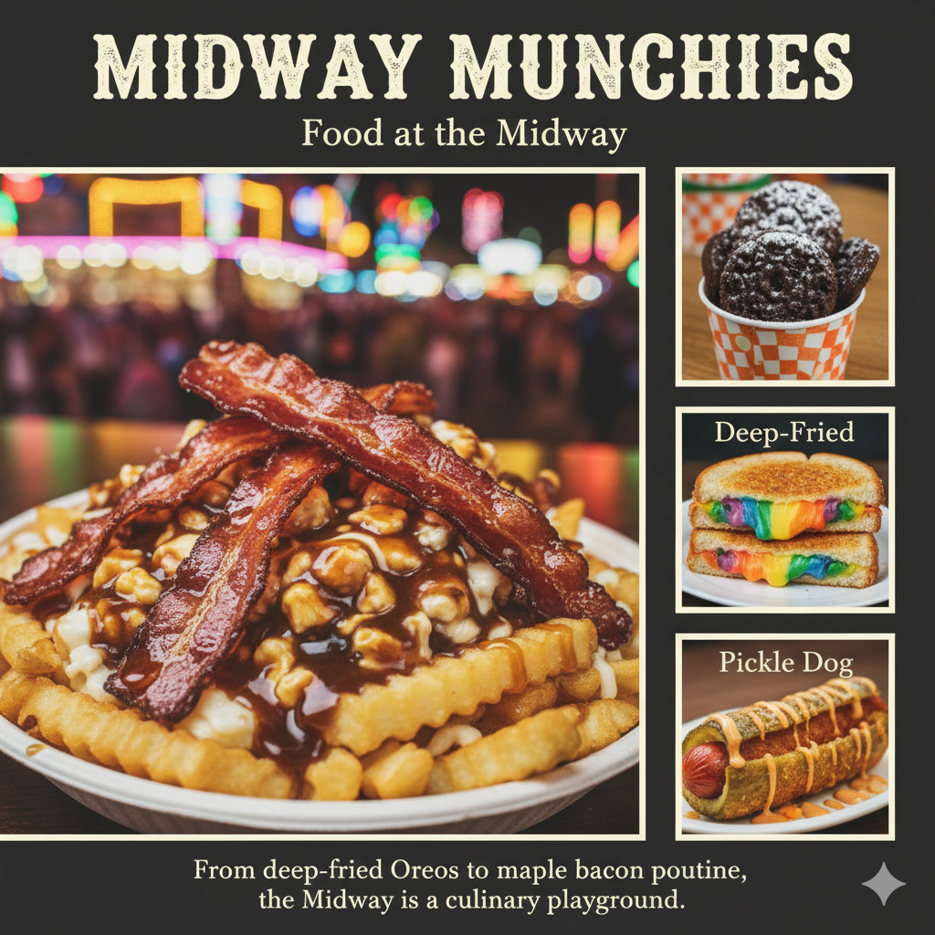 unique food at the Midway Canada rodeo 2026