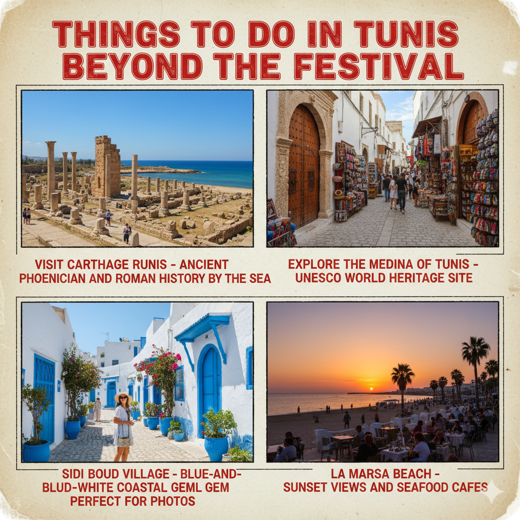 wonderful things you can do in Tunis beyond the festival