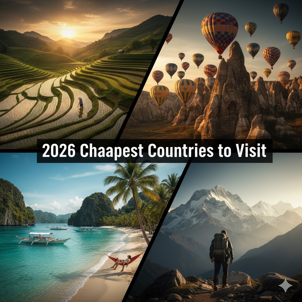 2026 Cheapest Countries for Vacation budget visit
