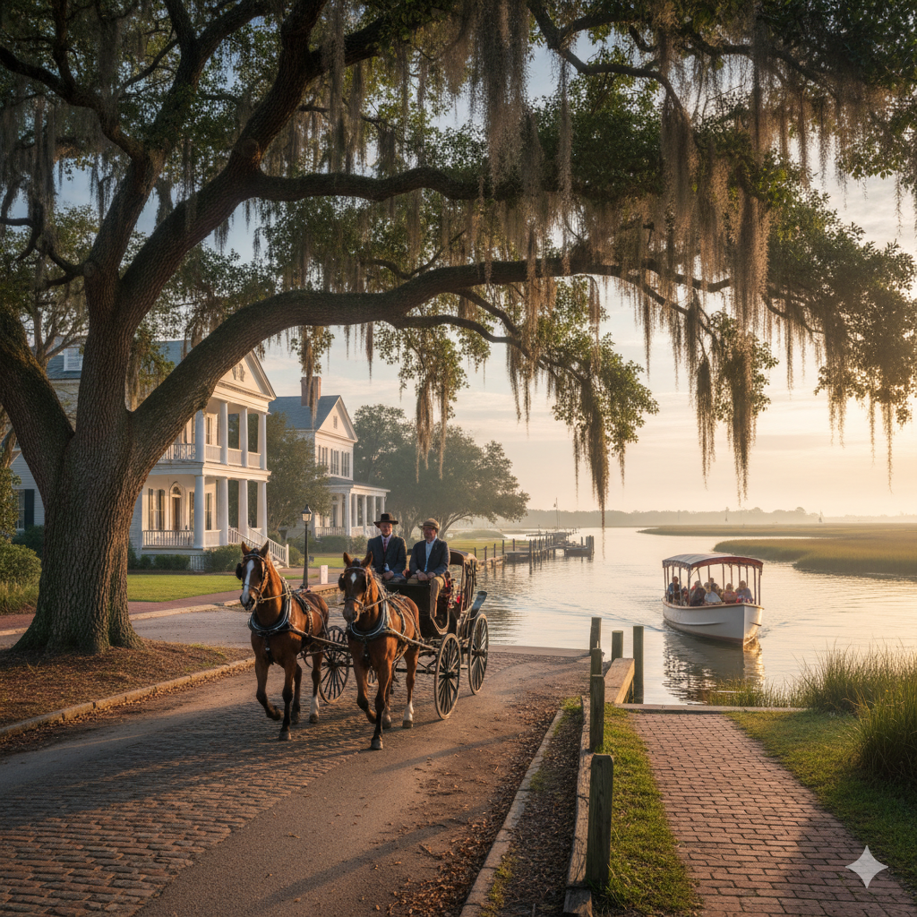 Beaufort South Carolina coastal town hidden gem