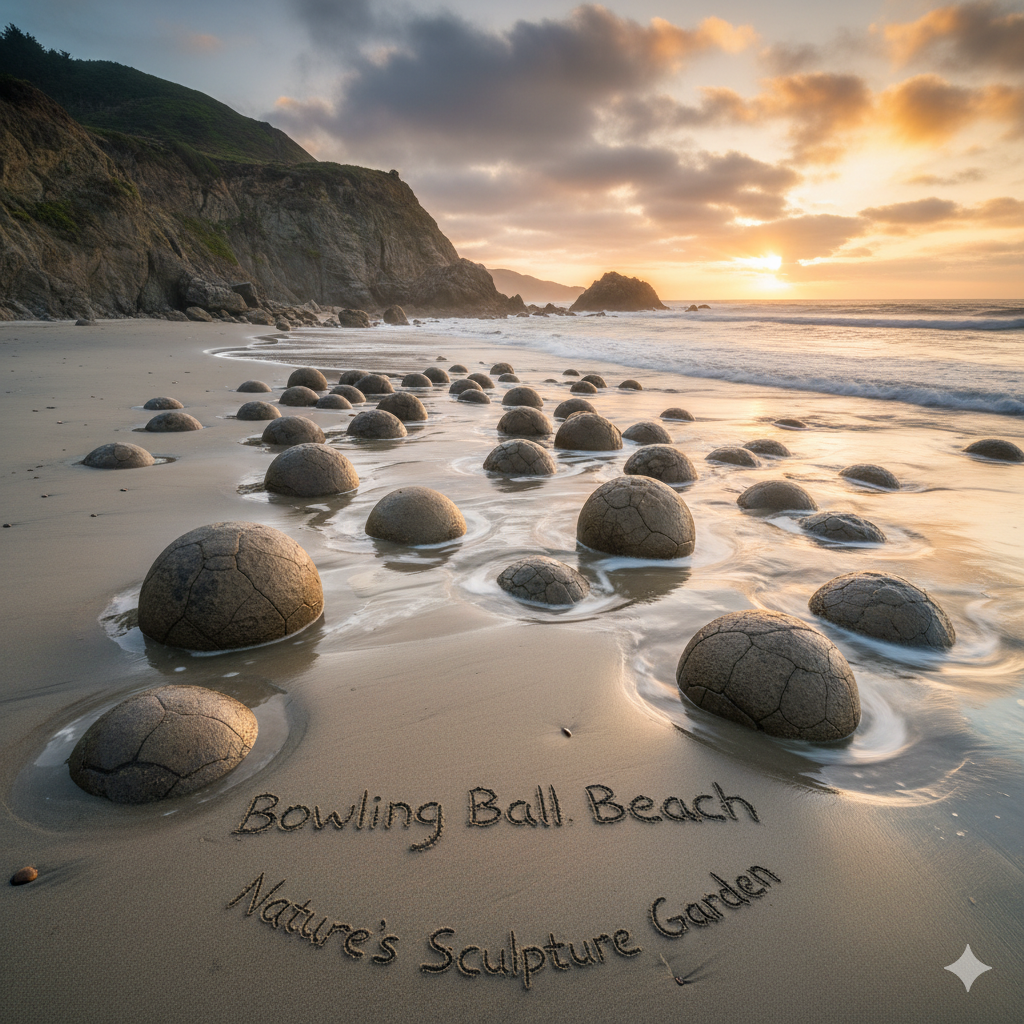 Bowling Ball Beach, California – Nature’s Sculpture Garden