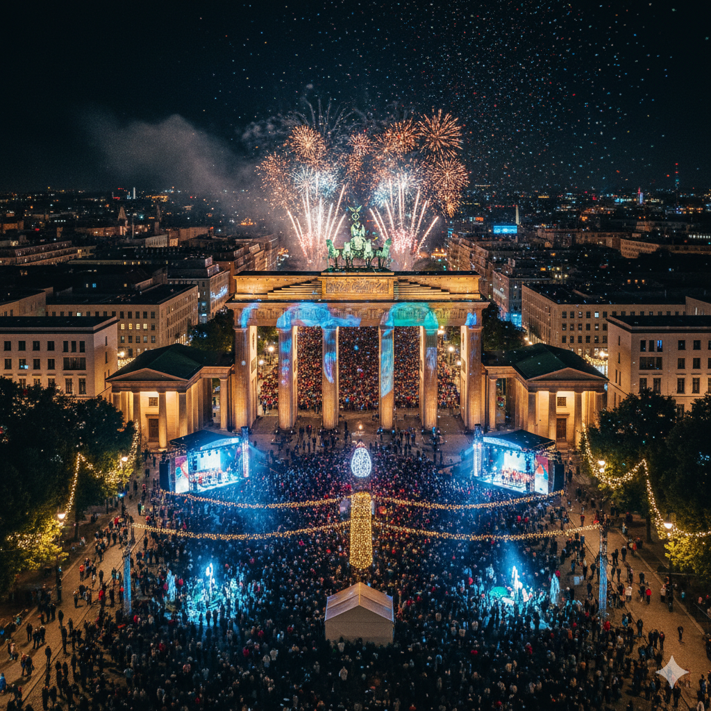 Brandenburg Gate Love Parade 