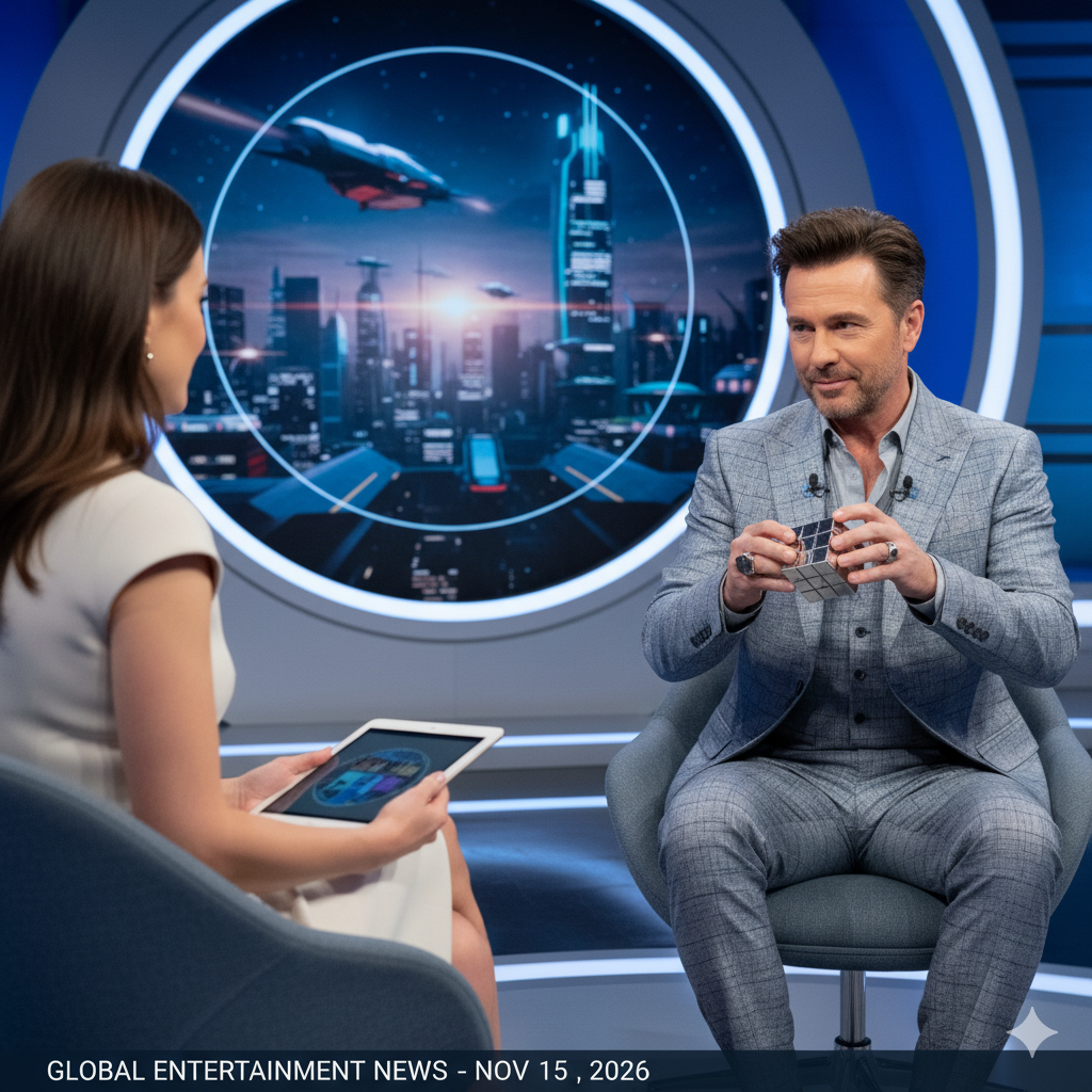 Celebrity fidgeting during live interview 2026