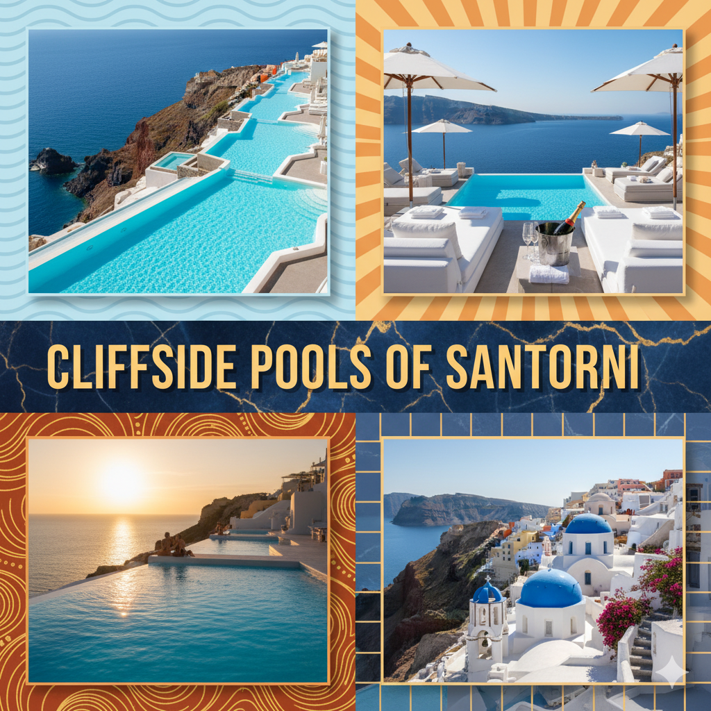 Cliffside Pools of Santorini – Hidden Paradise