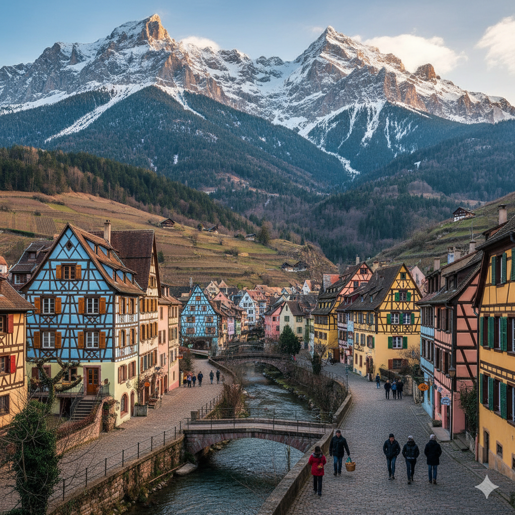 Colmar France mountain village