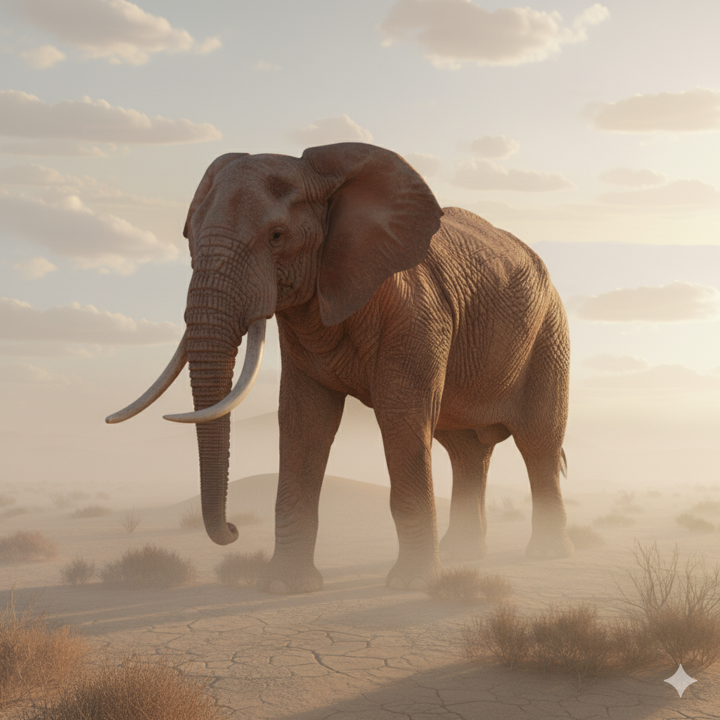 desert elephant Skeleton Coast Namibia