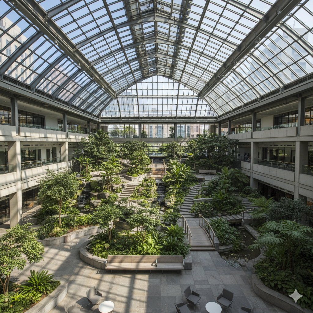 Ford Foundation Atrium Garden Rooftop