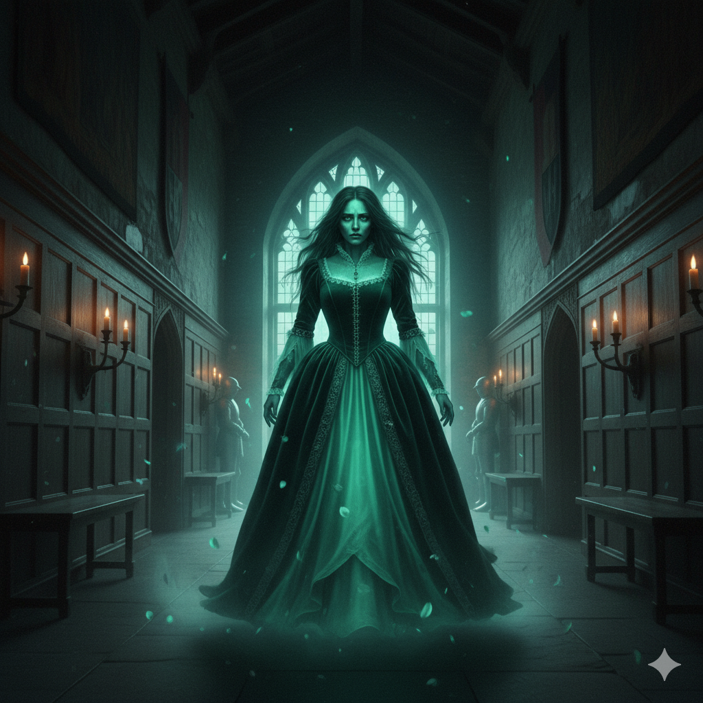 Fyvie Castle haunted by Green Lady ghost Scotland