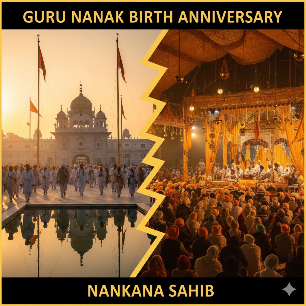 Guru Nanak Birth Anniversary 2025 nan khana sahib