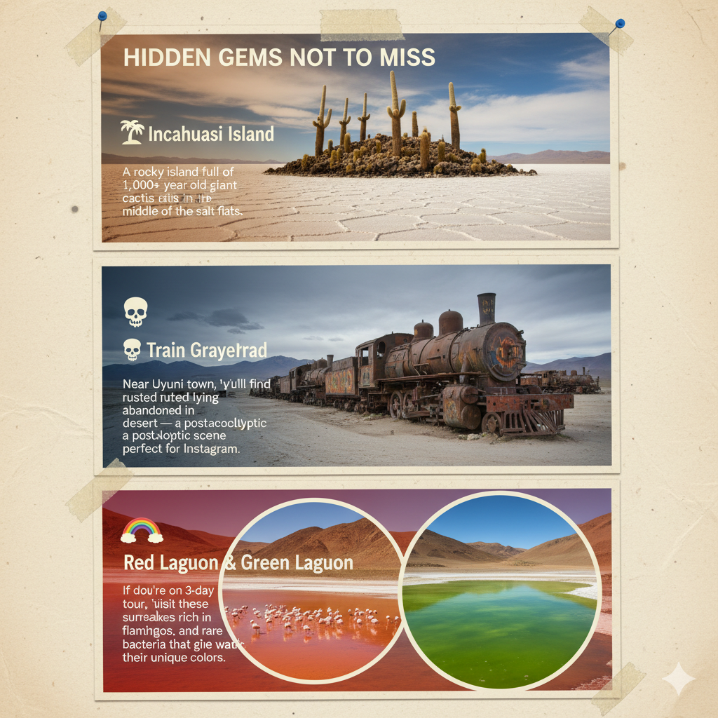 Hidden Gems in Salar de Uyuni – World’s Largest Salt Flat in Bolivia