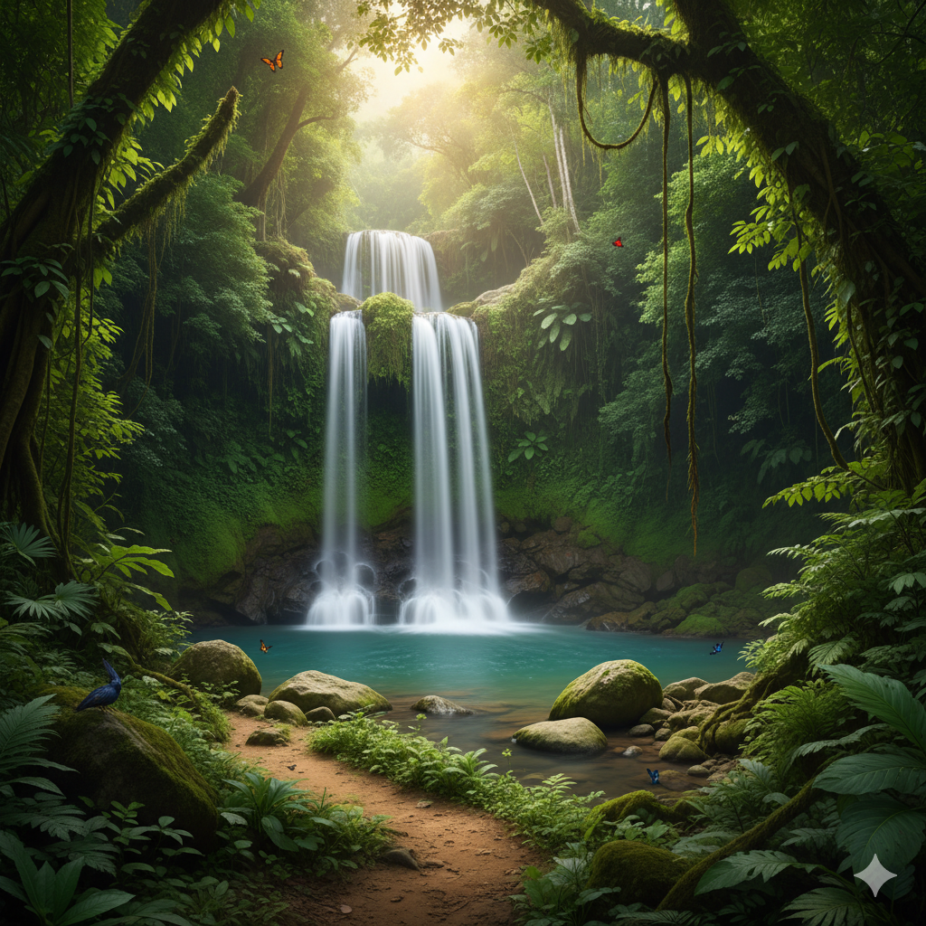 Hidden waterfalls around the world