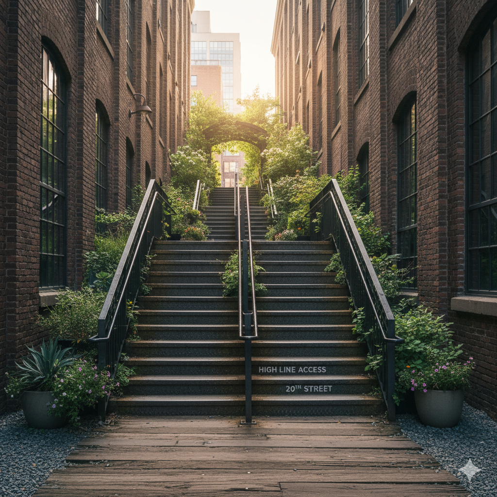 High Line’s Secret Lesser-Known Entrances