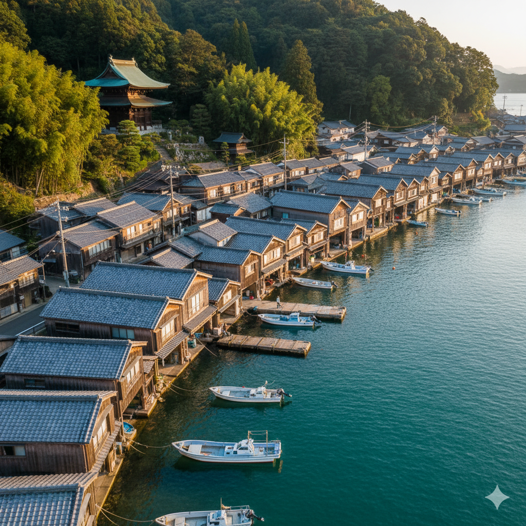 Ine Fishing Village Kyoto boathouses Japan hidden gem